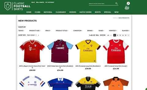 クラシックフットボールシャツ（CFS）公式サイト - 英国クラシックフットボールシャツウェブサイト