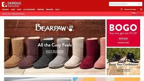 Famous Footwear は、米国を拠点とするブランド靴の小売ウェブサイトです。