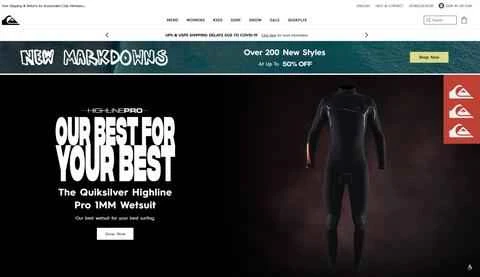 クイックシルバーはオーストラリアの水着ブランドです。