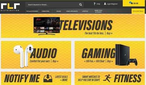 英国の国際家電小売業者、RLR Distribution の公式ウェブサイト。