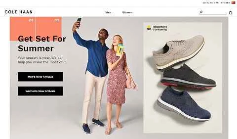 ナイキ傘下のアメリカのファッションブランド、コール ハーンが、同社のウェブサイトに公式に掲載されています。