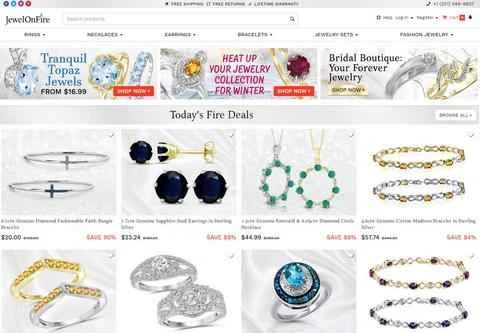 アメリカのジュエリーとアクセサリーのショッピングサイト、JewelOnFire 公式サイト。