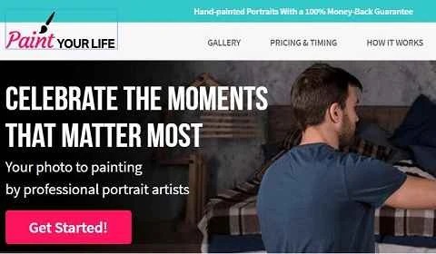 ペイント・ユア・ライフ公式サイト：アメリカの油絵肖像画ウェブサイト