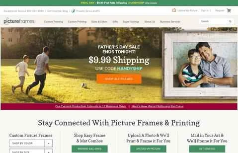 Picture Framesの公式サイト：アメリカのカスタムフォトフレームのショッピングサイト