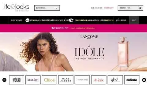 英国大手の健康と美容の小売業者、Life and Looks。