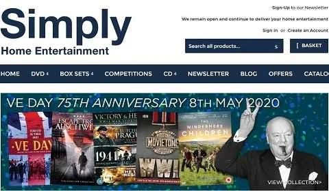 英国DVD出版社、Simply Home Entertainmentの公式サイト