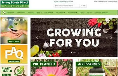 Jersey Plants Direct 公式サイト - 英国ジャージー寝具ショッピングサイト