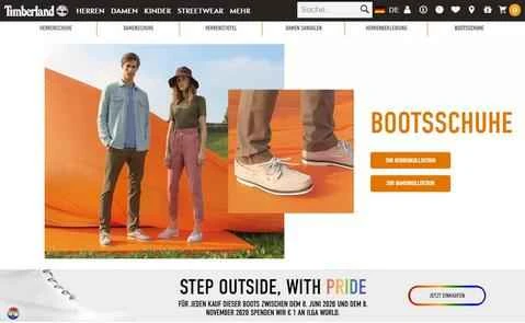 ティンバーランドドイツ公式サイト