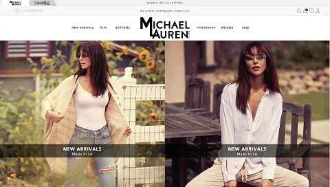 マイケル・ローレン婦人服ブランド米国ウェブサイト