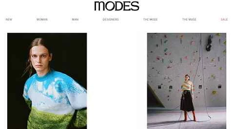 スウェーデンのファッションブランド、ステファニアモードのブティックウェブサイト