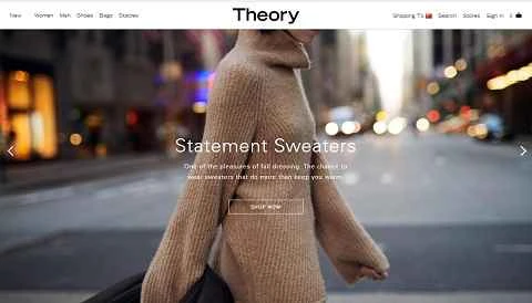 ニューヨークを拠点とするファッション ウェブサイト、Theory (ABC)。