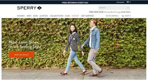 スペリートップサイダー公式サイト、アメリカブランドのオンラインショッピングサイト