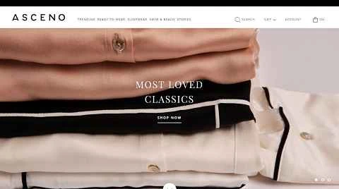 イギリスのスリープウェアブランド「Asceno」は、海外のウェブサイトからオンラインショッピングが可能です。