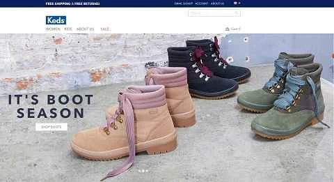 Keds CA キャンバスシューズブランド カナダのウェブサイト