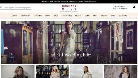 Orchard Mile の公式ウェブサイトは、米国のワンストップ オンライン ショッピング プラットフォームです。