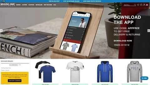 メインラインメンズウェアの英国メンズウェア公式ウェブサイト