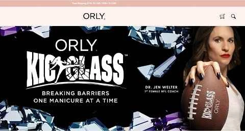 ORLYネイルサロン公式ウェブサイト（アメリカ）