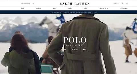 アメリカの衣料品ブランド Ralph Lauren の英国公式サイト、Ralph Lauren UK。