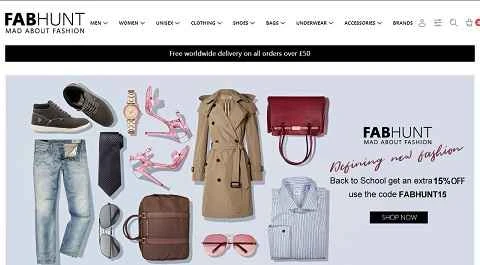 FABHUNT は、英国を拠点とする、Unineed 傘下のファッションおよび高級品を扱うウェブサイトです。