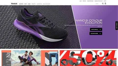 リーボックUK公式サイト