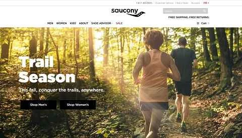 Saucony Canada は、Saucony アスレチックシューズ ブランドのカナダのウェブサイトです。