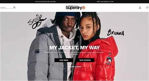 英国の極度に乾燥に強い衣料ブランド、Superdry UK の公式サイト。