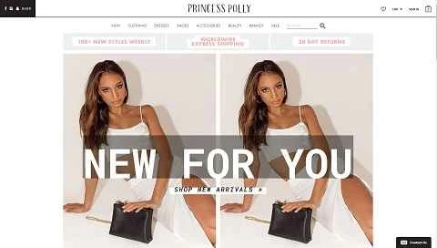 オーストラリアのオンライン ファッション ブティック、Princess Polly。